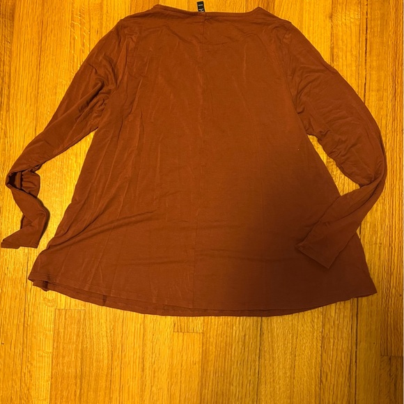 Eileen Fisher Top Long Sleeve Winter Spring Career Casual size PP/PTP 2 Pf6 - Picture 2 of 13
